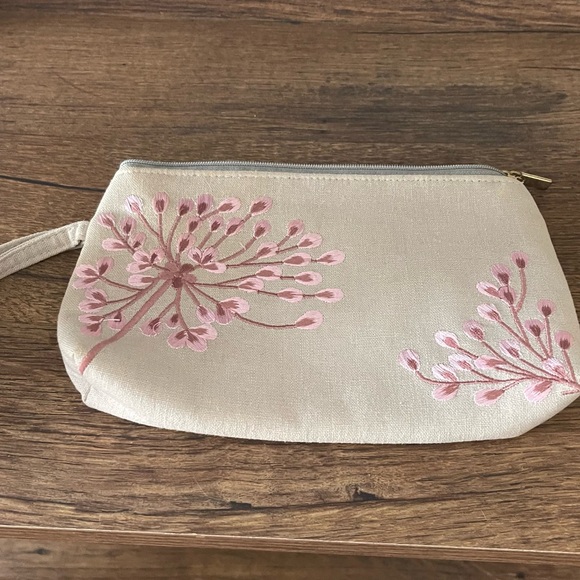 Ted Baker Gray Satin Lined Clutch - Picture 1 of 5